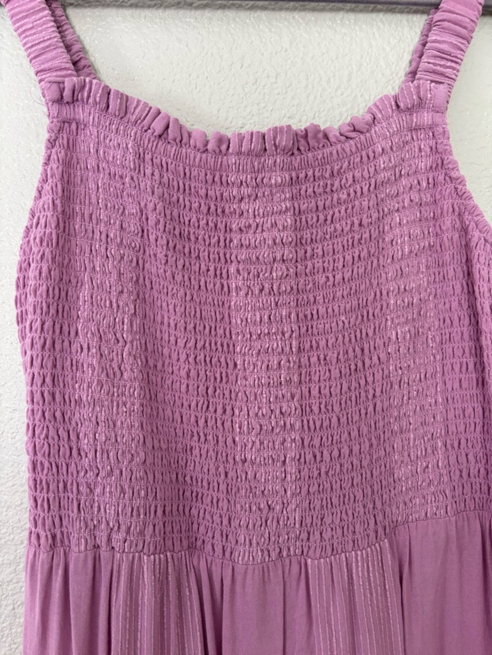Z Supply Lavender Smocked Tiered Maxi Dress - Picture 2 of 4